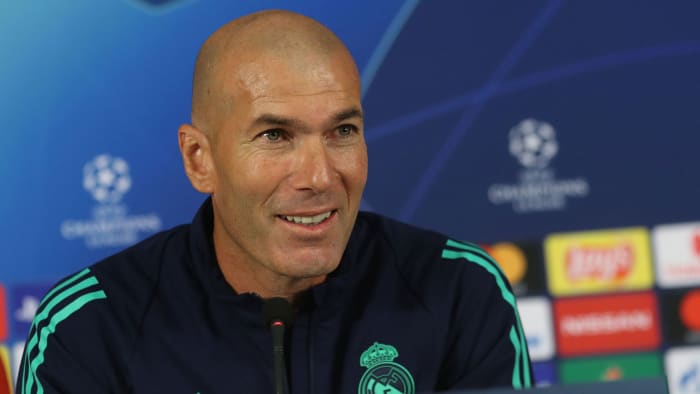 Zinedine Zidane is under pressure at Real Madrid